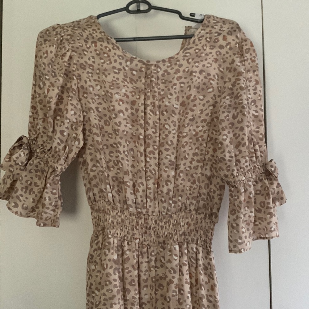 Laroque Molly Midi Dress Animal Print Small NWT